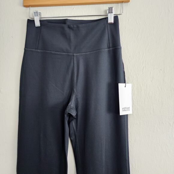 NWT Girlfriend Collective Compressive High Rise Flare Leggings Black Medium NEW - Picture 5 of 9